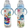 Shark Cartoon 8oz Stainless Steel Bottle