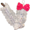 Unicorn Animals Ruffle Deluxe Pacifier Clip