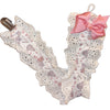 Breakfast Bunny Ruffle Deluxe Pacifier Clip