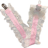 Bear Ruffle Deluxe Pacifier Clip