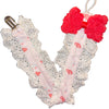 Strawberry Sweeties Ruffle Deluxe Pacifier Clip
