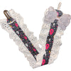 Baby Goth Ruffle Deluxe Pacifier Clip