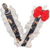 Pride Bear Ruffle Deluxe Pacifier Clip