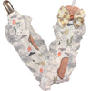Fall Bear Ruffle Deluxe Pacifier Clip
