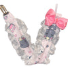 Princess Kitty Ruffle Deluxe Pacifier Clip