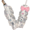 Princess Kitty Springtime Ruffle Deluxe Pacifier Clip