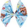 Bath Time Fabric Hair Bow