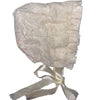 Cream Lace Adult Baby Bonnet