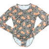 Fall Bear Gray Bodysuit