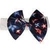 Independence Day White Red Stars Fabric Hairband