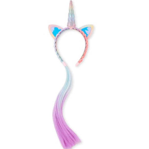 Unicorn Hair Extension Hairband second image
