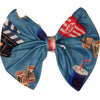Movie Night Fabric Hair Bow