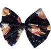 Sloths in Space Fabric Hair Bow