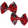 Nightmare Nurse Hair Bows 2pc Set