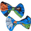Camping Fabric 2pc Hair Bow Set