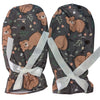 Grey Fall Bear Adult Mittens