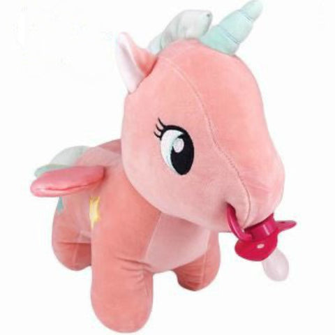 Large Unicorn Stuffie Binkie Buddies second image