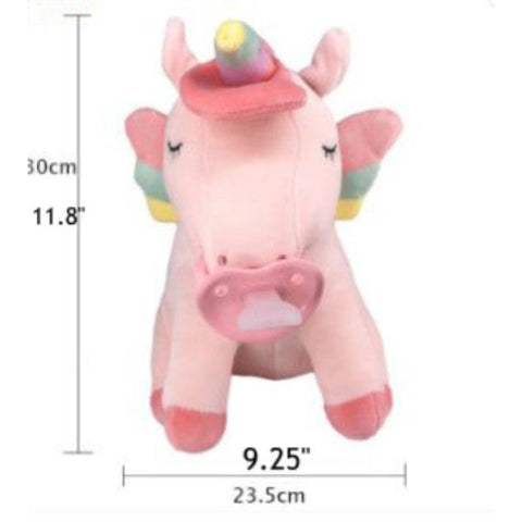 Large Unicorn Stuffie Binkie Buddies second image