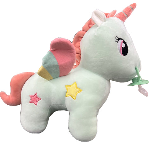 Large Unicorn Stuffie Binkie Buddies second image