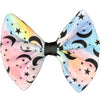 Pastel Moons Fabric Hair Bow