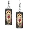 Earrings Owl