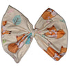 Sleepy Fox Fabric Hair Bow
