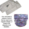 Pastel Aliens Pocket Diaper