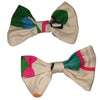 Lil Book Worm Fabric Hair Bow 2pc Set