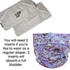 Kawaii Goth Pocket Diaper