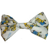 Yellow Guys Fabric Hair Bow