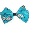 Snowman Fabric Hair Bow
