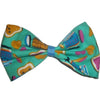 Peanut Butter & Jelly Fabric Hair Bow