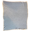 Knitted Blanket Blue & White