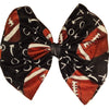 Touchdown Football Fabric Hair Bow