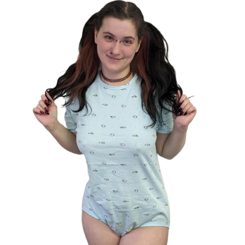 Squishyabdl Ocean Fish Cotton Bodysuit second image