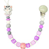 Lil Brat Kitty Silicone Teether Pacifier Clip