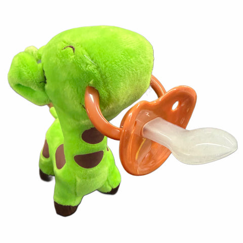 Mini Giraffe Stuffie Binkie Buddie second image