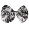 Goth Roses & Skulls Fabric Hair Bow