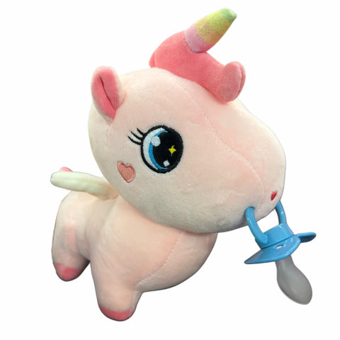 Medium Unicorn Stuffie Binkie Buddie second image