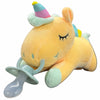Small Laying Unicorn Stuffie Binkie Buddy