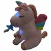 Small Light Up Sitting Unicorn Stuffie Binkie Buddy