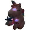 Small Light Up Sitting Unicorn Stuffie Binkie Buddy