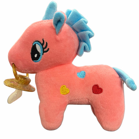 Small Unicorn Stuffie Binkie Buddy second image