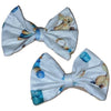 Vintage Toys Fabric 2pc Hair Bow Set