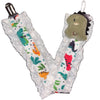 Dinosaur Ruffle Deluxe Pacifier Clip
