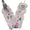 Princess Kitty Ruffle Deluxe Pacifier Clip