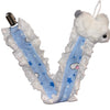 Bunny Ruffle Deluxe Pacifier Clip