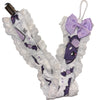 Kawaii Bats Ruffle Deluxe Pacifier Clip