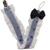 Creepy Dolls Ruffle Deluxe Pacifier Clip