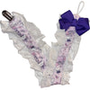 Pastel Critters Ruffle Deluxe Pacifier Clip